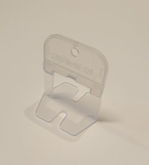 Tegel leveling systeem clips 1mm (1500 stuks per doos)