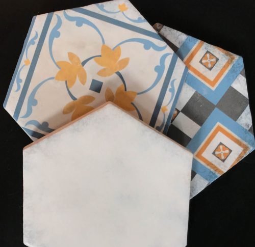 terre d'azur Bizantino Blanco Decor Mix