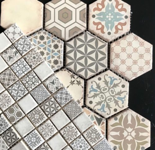 Epoca Mosaico Hexagono 28x30
