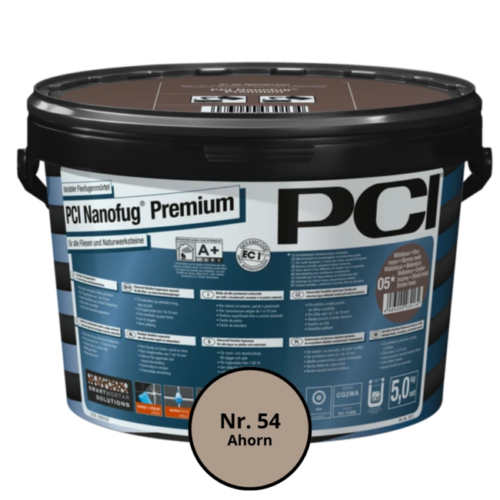 Voegsel PCI Nanofug Premium emmer 5kg nr.54 Ahorn - Afbeelding 2
